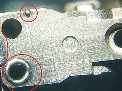 <a href='http://m.02369.net/product/3.htm' class='text_a'>模具激光焊機(jī)</a>修復(fù)模具效果